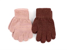 CeLaVi mittens knit tortoise shell uld/nylon (2-pack)